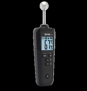 Bluetooth spherical probe temperature and humidity meter